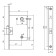 Latch "Allur Art" L7050-mass CP, without pens with a latch, color chrome