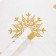Goldenflakes "Ethel" Golden Snowflakes 149x300 +/- 3cm, 100% cotton, 190 g/m2