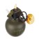 Gas lighter with an ashtray "grenade"