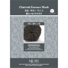 CHARCOAL ESSENCE MASK tissue mask, for face with charcoal extract, 23 gr.