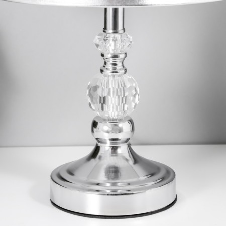 Dorothea table lamp E27 40W chrome 25x25x40 cm Risalux-3