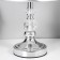 Dorothea table lamp E27 40W chrome 25x25x40 cm Risalux