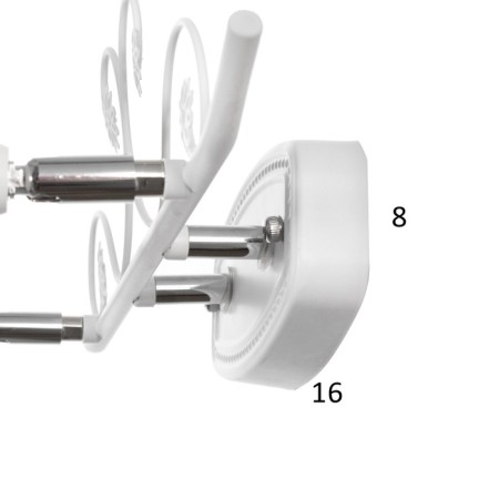Bra "Bohemia" 3x14 40w is white 47.5x23x23cm-14