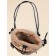 Baby bag, size 13x19 cm, beige color