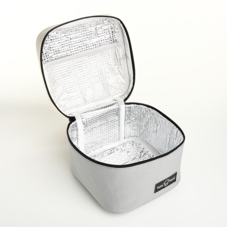 Thermal -mosquito with zipper, 4.5 l, beige/gray color-2
