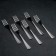 Diningral fork "New", h = 19.8 cm, thickness 1.2 mm, simplified processing, silver color