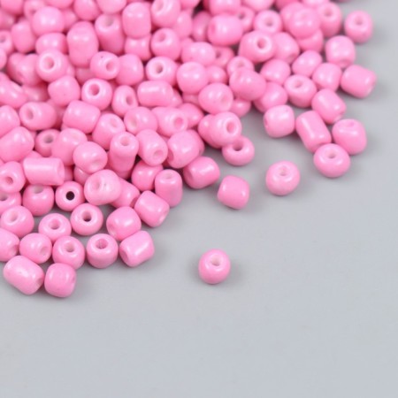 Glass beads 6/0 "light pink" bright 450 g