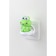 Non-light nightlight NN-608-SW-GR in a socket with a switch, color is green