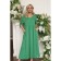 Women's dress, size 48, green color