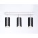 STAST NASTEN-POTOPLE WHOWER WITH AMBRELLA LIGHT, Techno Family, TN51605, 3XGU10, Black, White Color