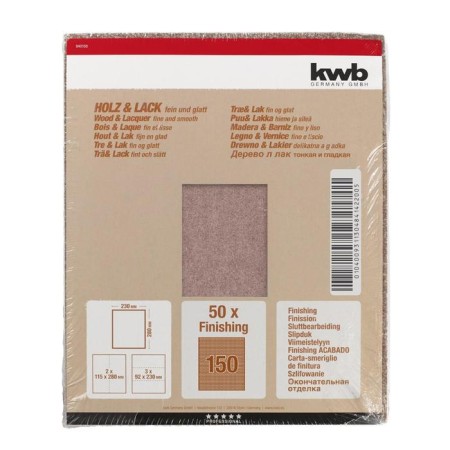 Folder paper KWB, K150, Paper, 230x280 mm, aluminum oxide-1
