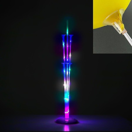 A balloon stand, 7 sticks and holders, light stand, 70 cm-1