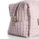 TEXTURA lightning cosmetic bag, pink color