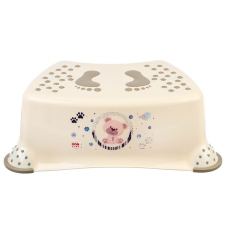 Baby stand with anti -slip legs, cream/beige color