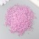 Set of beads "needlework" plastic, diameter 3 mm, 25 g, light pink