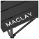 Tourist Maclay table, 52x52x52 cm, black color