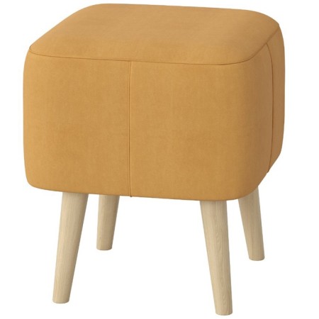 Bangage "Mon Mini", 420 × 420 × 460 mm, velor, mustard color-1