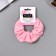Hair gum "Orbit" Classic Texture, 10 cm, pink