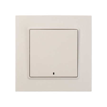 Tot Elegant switch, 10 a, 1 cl., With backlight, hidden, white-2