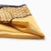 Women's scarf minku 70*70 cm, mustard
