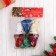 Jewelry decoration "Bell in sparkles" (set 6 pcs) 4.5x5.5 cm, mix