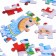 Children's puzzles "Santa Claus and Snow Maiden", 60 elements