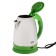 Electric kettle Homestar HS-1028, metal, 1.8 l, 1500 watts, silver-green