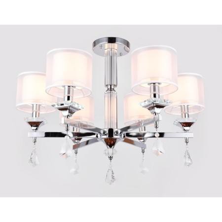 Crystal chandelier with Ambrella Light, Traditional, TR4533, 6HE14, Color Chrome-4