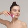 Massage for the face and neckline, with spikes, 14 × 4.5 × 2.5 cm, color mix