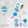 Stick Paper "Fairytale" d = 2.5 cm 252 pcs in roll