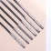 Set of candles in the cake, 6 pieces "violet metallic", 15 cm