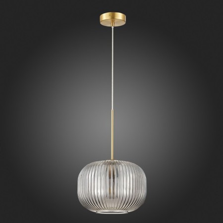 STL LUCE Sus. SL1154.303.01. Gran. 1x60 W, E27, 24.5x24.5x38 cm, brass color-5