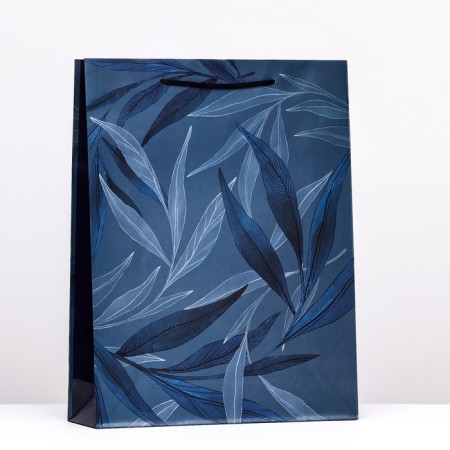 Gift package "Blue leaves", 33 x 42.5 x 10 cm