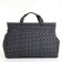 Road bag with lightning, external pocket, long belt, black/white color