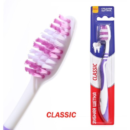 Rendall Classic toothbrush, average stiffness, mix, 1 pc.