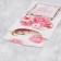 Envenue for money "Happiness", flowers, congruen, embossing 9.5 x 19.5 cm