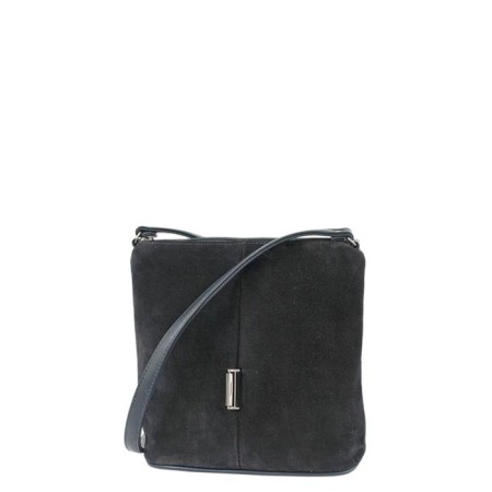 Bag Cross-Bodi Surf. Zamsha, Lightning Department, Black Black 22x11x24cm