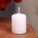 Candle - cylinder, 4x5cm, 7 hours, 47 g, ivory