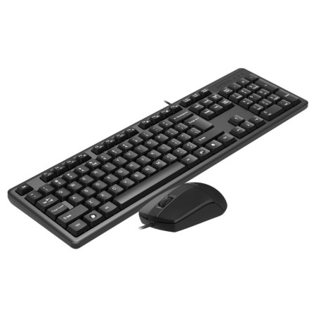 Keyboard + Mouse A4Tech KK-3330S CLAV: Black Mouse: Black USB (KK-3330S USB (Black))-3