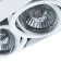 Front-bearing rotary lamp Cardani A5941PL-2WH