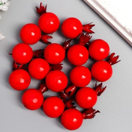 Decor for creativity "Rosehip Berry" set of 15 pcs 2.5x2.5x3.8 cm-3