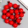 Decor for creativity "Rosehip Berry" set of 15 pcs 2.5x2.5x3.8 cm