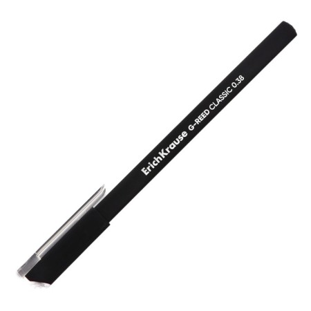 Gel pen Erichkrause G-Reed Stick Classic Node 0.38 mm, ink black, continuous line length 900 m-2
