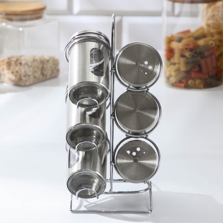 SPECIPE for spices on the stand "Style", 9.9 × 23.5 cm, 6 pcs-1