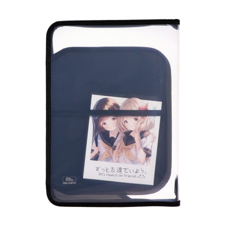 Labor folder A4, 325 x 230 x 25 mm, lightning around, hinged bar, plastic, PTR-1, calligrata "Anime Fine"-8