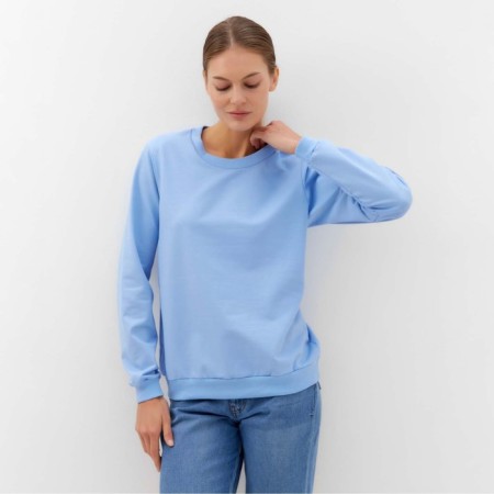 Female sweatshirt, blue color, size 50-4