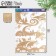Interior sticker with sparkles "Landscape", 29.7 x 42 cm, New Year