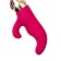 Vibrator Mystim Hop Hop Bob, 16.5 cm, silicone, burgundy color