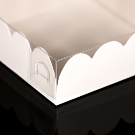 White cookie box, 9 x 9 x3 cm-2