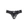 Panties with EROLANTA access, with a neckline, lace, black, size 42-44